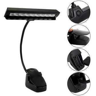 9 LED orkestlamp