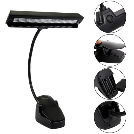 9 LED orkestlamp